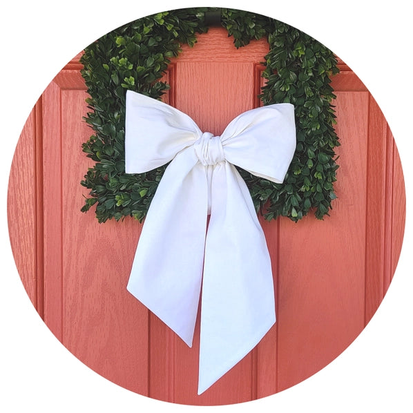 Customized Linen Wreath Sashes