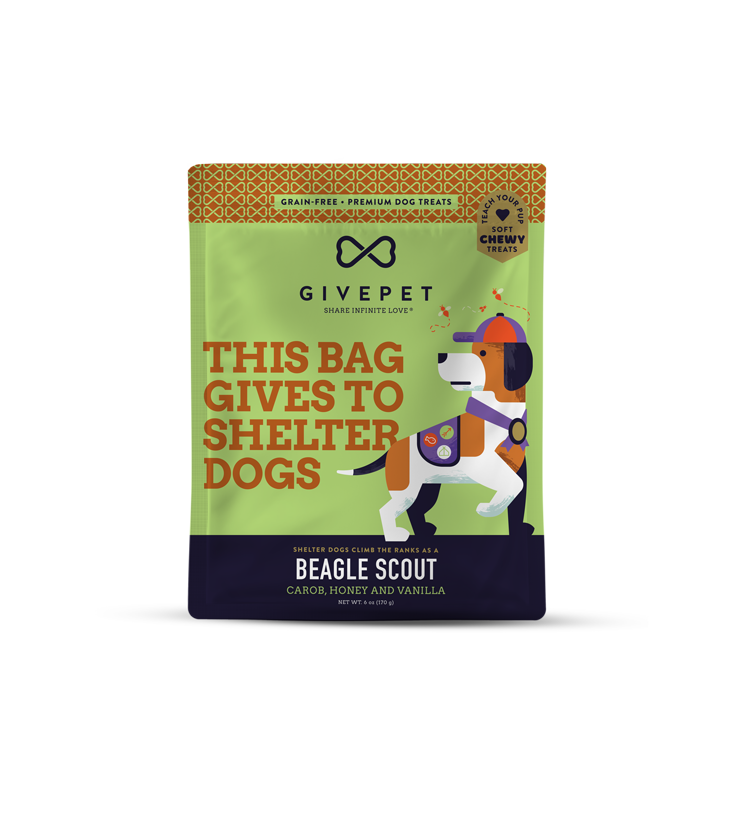 GIVEPET Premium Dog Treats - Beagle Scout (for training!)
