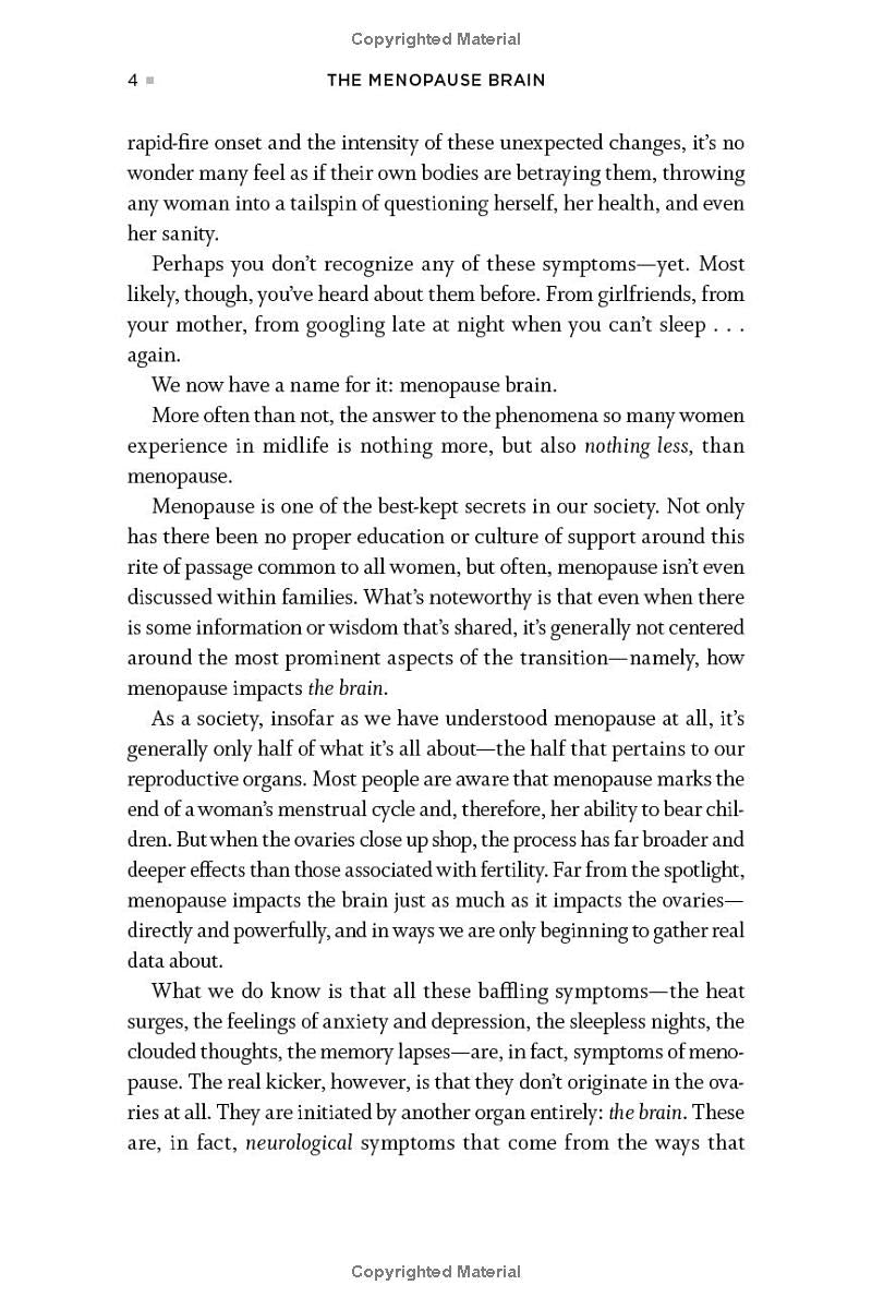 The Menopause Brain by Lisa Mosconi, PhD