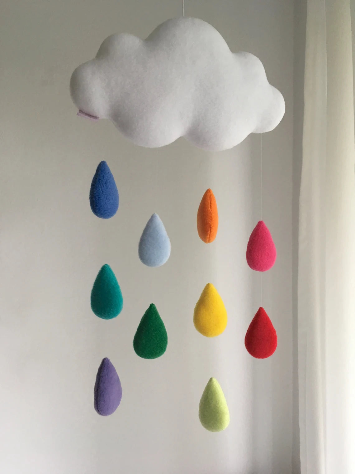 Baby Mobile | Rainbow Raindrops