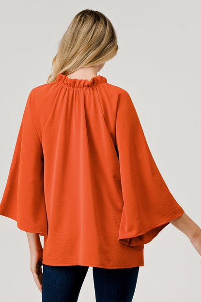 Lizzie Blouse (Orange)