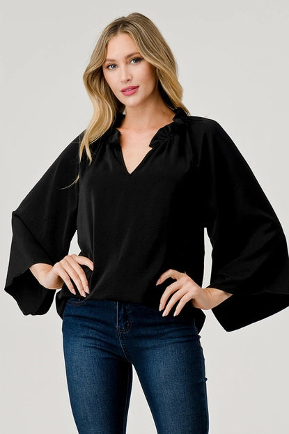 Lizzie Blouse (Black)