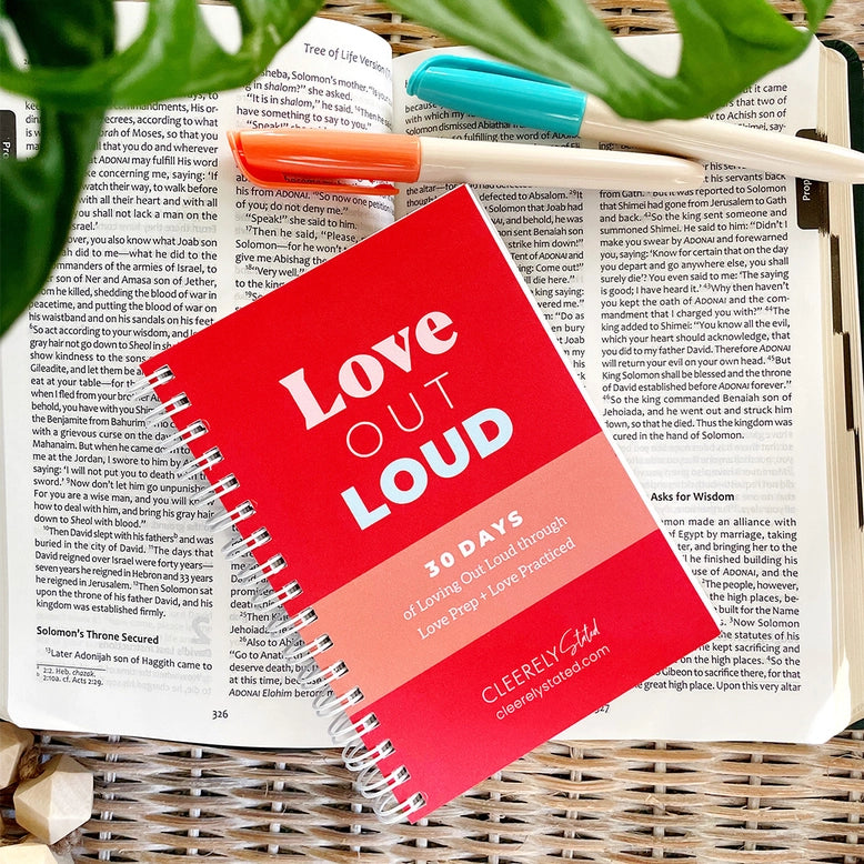 Cleerly Stated's 30-Day Love Out Loud Booklet