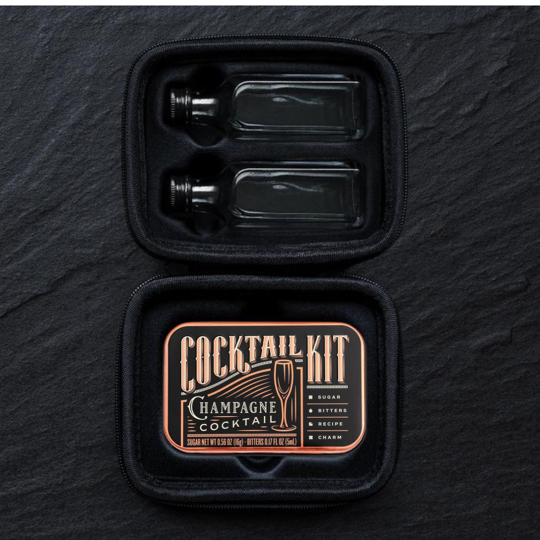 Pocket-Sized Cocktail Kits with Executive Travel Carrying Case