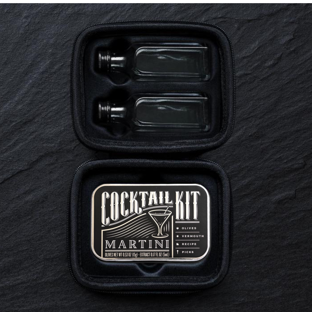 Pocket-Sized Cocktail Kits with Executive Travel Carrying Case