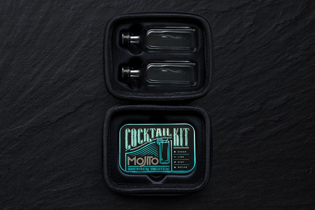 Pocket-Sized Cocktail Kits with Executive Travel Carrying Case