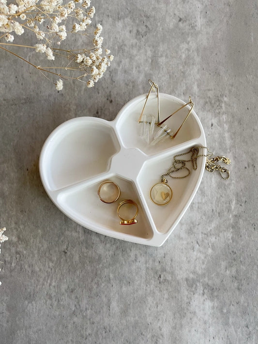 Heart-Shaped Jewelry Dish