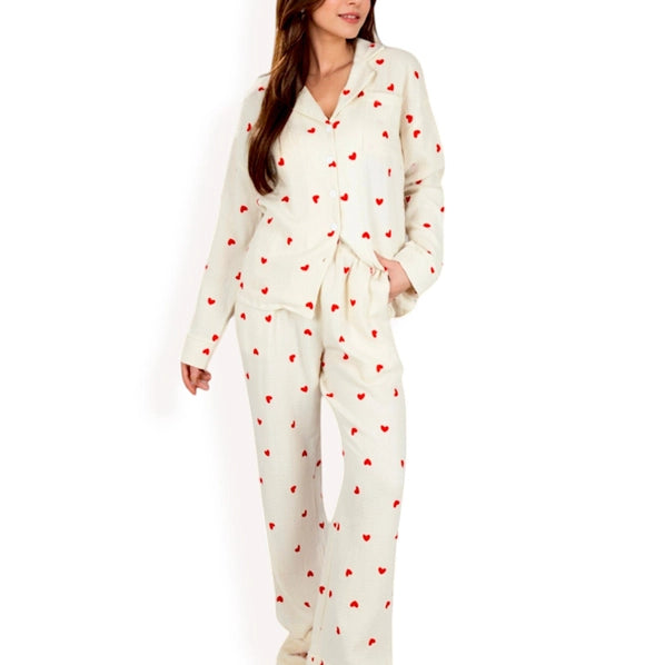 Hearts Pajamas Set