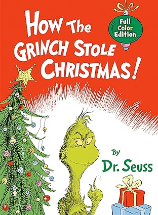 Grinch Santa Plush / Book Set