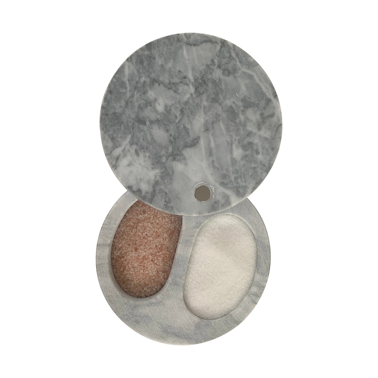 Marble Dual Salt + Pepper Cellar