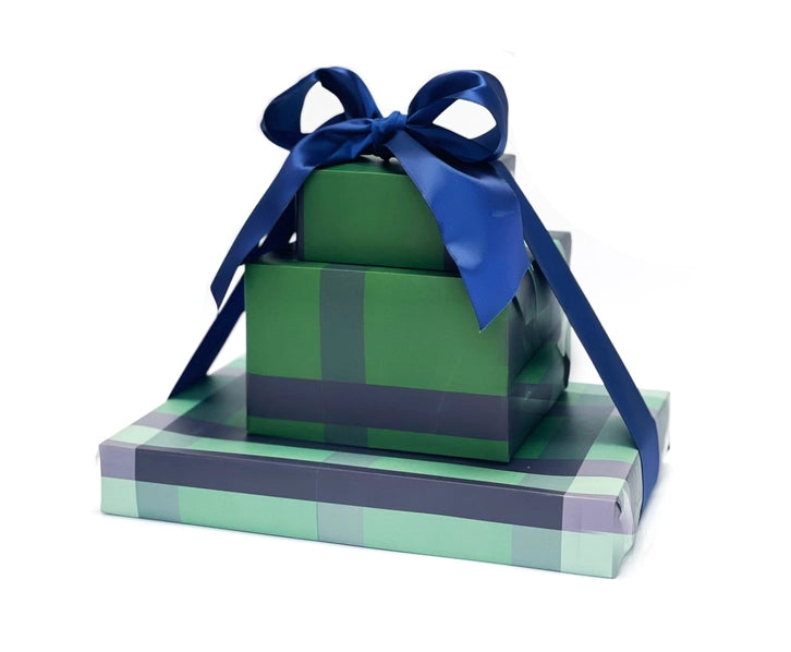 Blue Tartan Gift Wrap/Bags