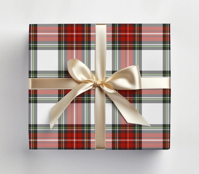 Christmas Tartan Gift Wrap/Bags