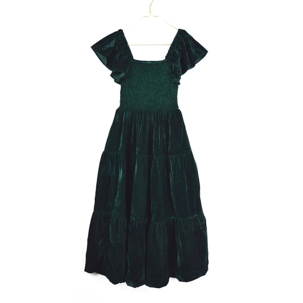 Mommy & Me Velvet Smocked House Dress (3 colors)