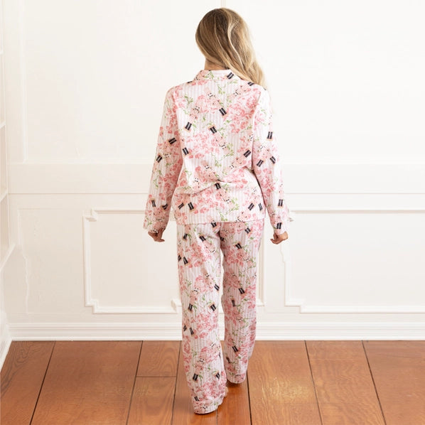 Rose Nutcracker 2-pc Cotton Flannel Pajamas