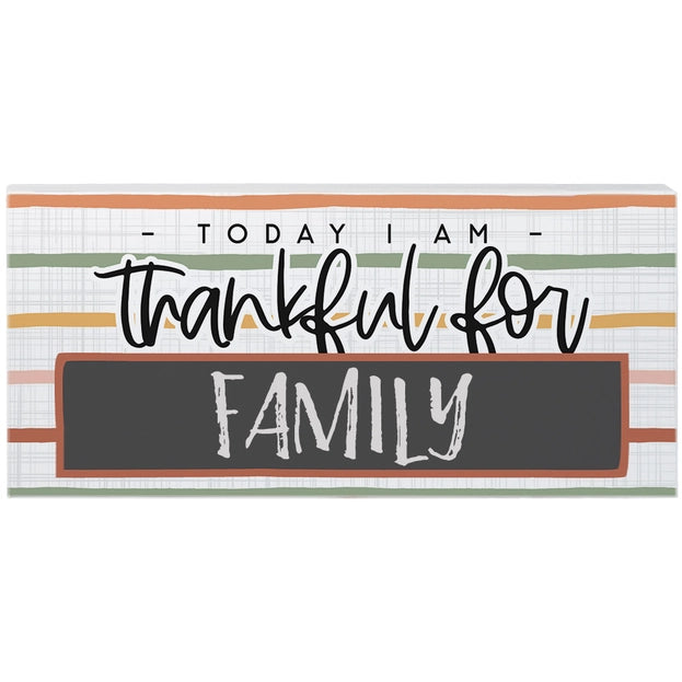 "Thankful for..." Inspirational Chalk Talk Board