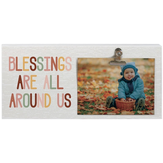 "Blessings All Around" Picture Clip Board