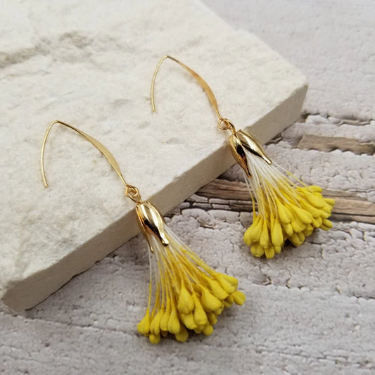 Golden Wheat Earrings