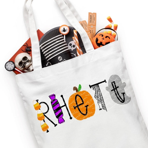 Kids Personalized Trick or Treat Bag