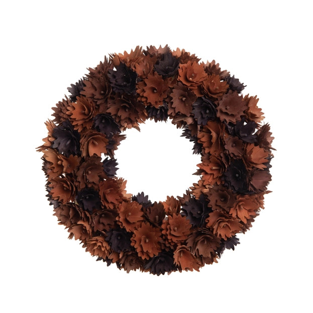 Dark Blossoms Wreath