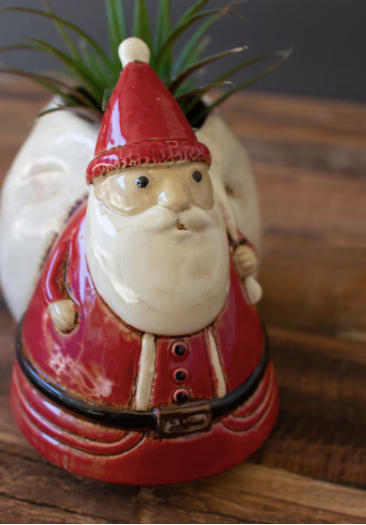 {Pre-Order} Ceramic Santa Planter