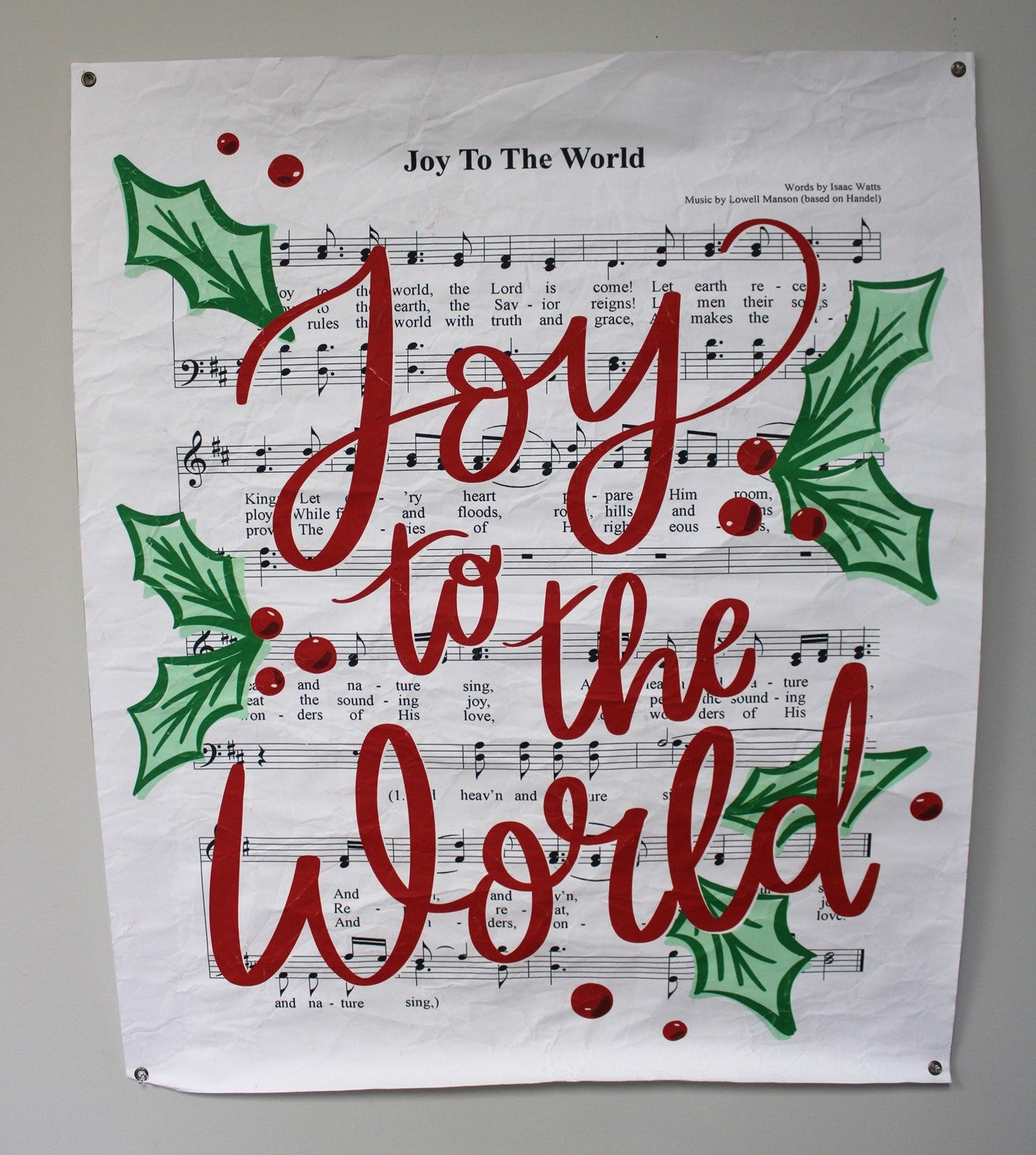 Wall Art | "Joy to the World"