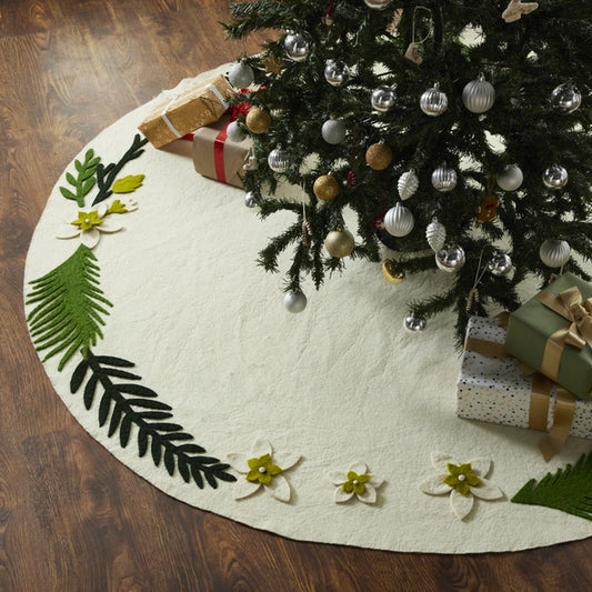 Handmade Felt Tree Skirt