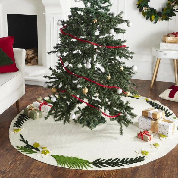 Handmade Felt Tree Skirt