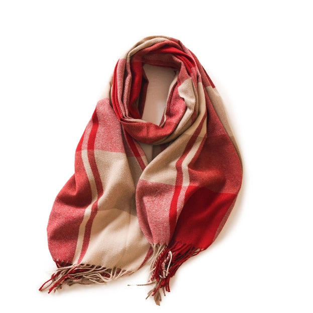 Classic Plaid Ladies Scarves (4 colors!)