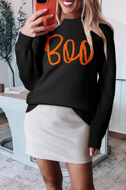 Boo Sweater (4 colors!)