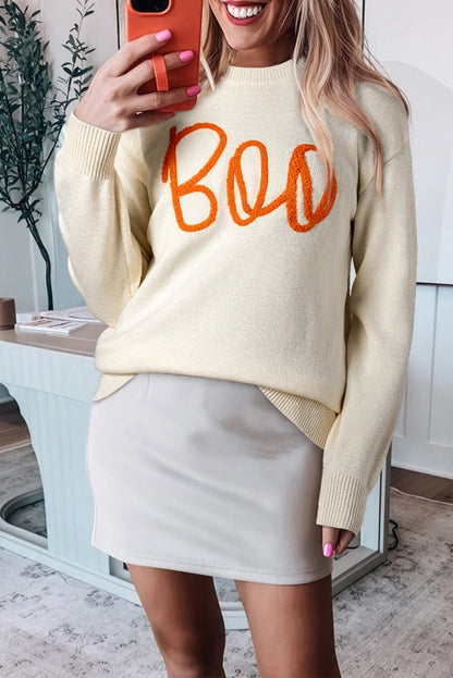 Boo Sweater (4 colors!)