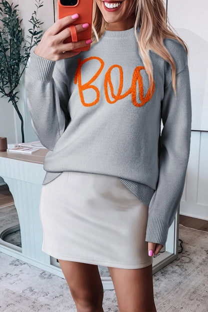 Boo Sweater (4 colors!)