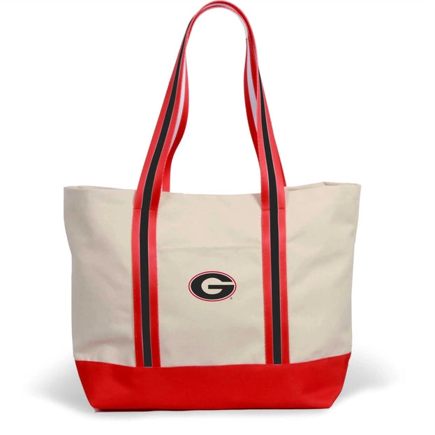 Canvas Boat Tote - Univ. of Georgia