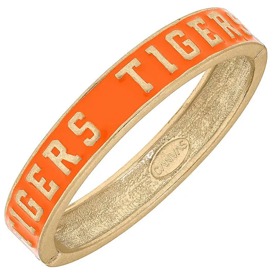 Clemson Tigers Enamel Hinge Bracelets (2 colors)