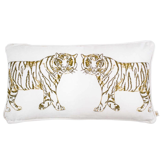 Double Tiger Lumbar Pillow