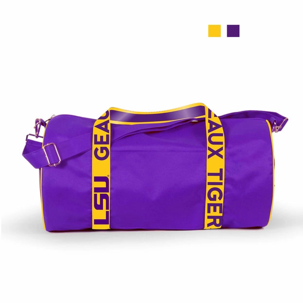 Round Duffle - Geaux Tigers