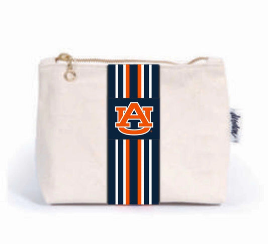 Small Canvas Pouch - Auburn