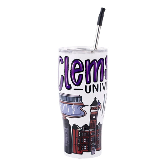 Stainless Steel Tumbler - Clemson University