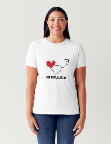 Take Heart, Carolina Tee (benefiting victims of Hurricane Helene)