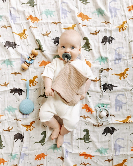 Extra Soft Organic Muslin Swaddle Blankets (Patterns)