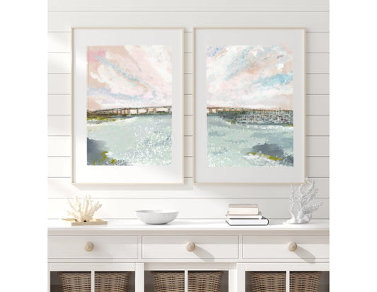 Pair of Stono River Prints by Rebecca Meixner