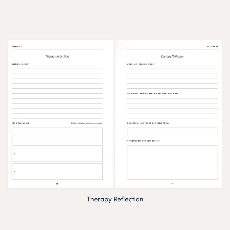 The Therapy Companion Notebook