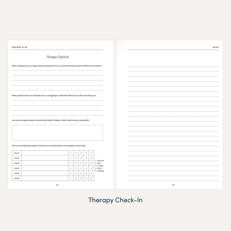 The Therapy Companion Notebook