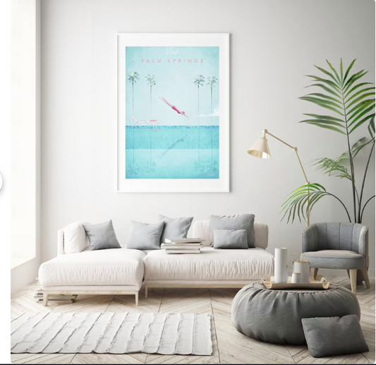 "Palm Springs" by Henry Rivers (Print)
