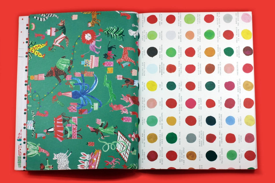 Very Delightful Holiday Wrapping Paper Book