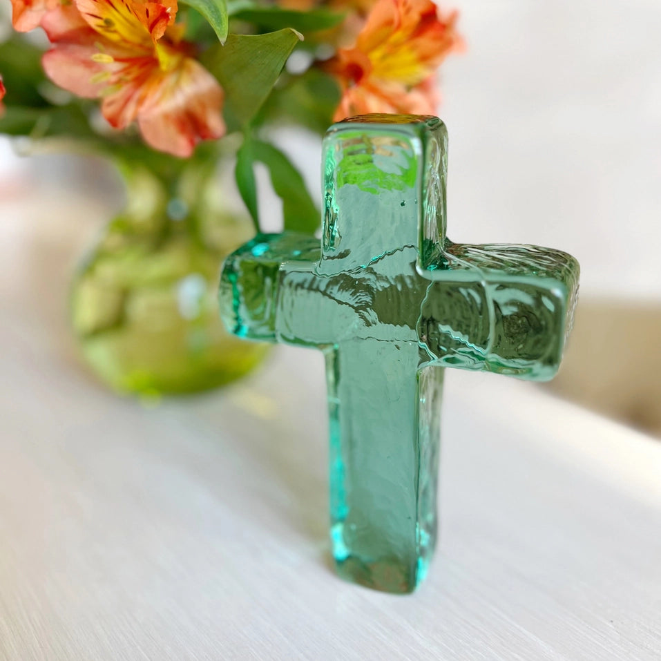 Glass Cross Gift Box Set