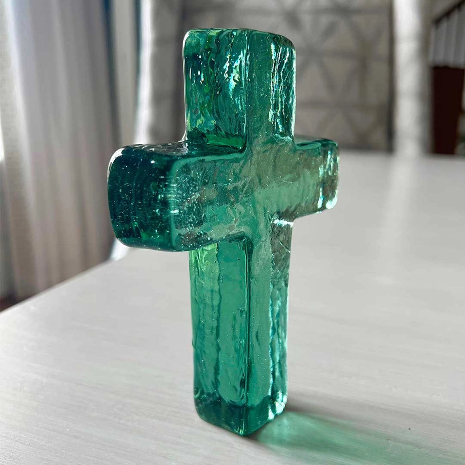 Glass Cross Gift Box Set